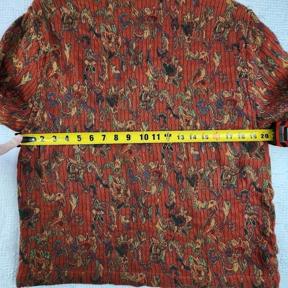 Vintage Tantrums Collection Embroidered Button Down Tapestry Jacket Size Large - Picture 10 of 13
